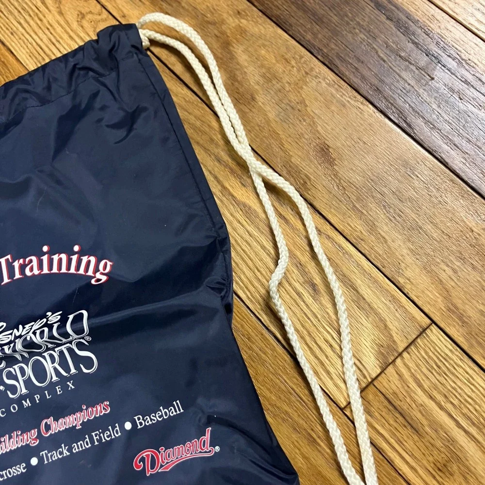 Disney Wide World of Sports Complex‎ Spring Training Drawstring Bag Navy Diamond